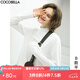 COCOBELLA細(xì)膩baby觸感肌底衣長袖T恤女25秋白色休閑打底衫TE909 B款半高領(lǐng) S