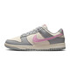 耐克（NIKE）女鞋Dunk Low灰白粉復(fù)古板鞋 DD1873-002  38 