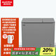 澳柯瑪（AUCMA）【商場(chǎng)同款】家用小型雙門(mén)冰柜臥式銅管雙溫冷柜冷凍冷藏兩用減霜除味一級能效節能靜音BCD-216CGX BCD-216CGX星際灰 216L