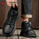回力馬丁靴男2025秋季新款中幫休閑工裝男鞋 2652 黑色 41
