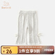 班喜迪女童褲子夏裝2025新款女寶寶喇叭褲童裝七分褲夏季兒童薄款打底褲 灰色 100