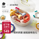 babycare嬰幼兒手搖鈴?fù)婢?-1歲新生兒趣味安撫牙膠玩具牙膠搖鈴艾格白
