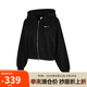 耐克(NIKE)女春秋連帽夾克外套 休閑運(yùn)動(dòng)  HJ0941-010黑色 XL