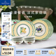 德國唯寶（Villeroy&Boch）法式花園系列 家用精細(xì)陶瓷餐具套裝 歐式盤子 精致碗碟 喬遷禮物 4人食 12頭