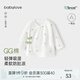 babylove嬰兒半背衣春夏新生兒衣服上衣寶寶護肚0-3月寶寶和尚服 萌芽初露 52