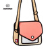 JumpFromPaper嘻嘻包二次元2D斜挎包女包單肩包女生生日禮物JFP 西瓜紅
