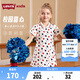 Levi's 【涼感透氣】李維斯女童polo連衣裙25夏季新款愛心波點(diǎn)兒童裙子 糖果白 【涼感透氣】 120 /60 【建議身高110-116cm】