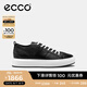 愛步（ECCO）休閑板鞋男 潮流厚底復(fù)古增高男鞋牛皮 街頭ACE856814 黑色85681451052 42 建議選購大一碼