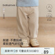 babylove男女寶寶褲子春款長褲小童外出休閑運(yùn)動(dòng)褲百搭束腳褲純色衛(wèi)褲