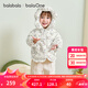 巴拉巴拉balaOne童裝寶寶羽絨服女童2025新款厚外套保暖上衣冬季 白色調(diào)碎花00311-白鴨絨 110 充絨量89g