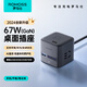 羅馬仕67W氮化鎵充電器桌面插線(xiàn)板PD快充Type-C+USB插排/插座/接線(xiàn)板/多功能插排適用蘋(píng)果16/15筆記本 黑