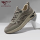 七匹狼男鞋夏季休閑鞋男士戶(hù)外旅游運動(dòng)鞋厚底防滑增高跑步鞋子男爸爸鞋 卡其色0005 40