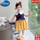 迪士尼（Disney）女童連衣裙夏季2025新款兒童裝洋氣時髦裙子女寶寶夏裝白雪公主裙 圖片色送發(fā)夾 100 尺碼2~3歲【 90-100cm】