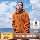 思凱樂（SCALER）戶外抓絨衣女搖粒絨上衣保暖仿羊羔絨連帽外套抓絨衛(wèi)衣