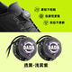 嗒嗒旋扣鞋帶免系神器粗繩卡扣固定器徒步跑步運動(dòng)鞋防掉旋扣鞋帶男款女款 透黑-淺霧紫