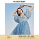 MAXRIENY【商場同款】航行系列船錨連衣裙A擺 深牛仔藍 M 02