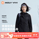 MOLY VIVI修身軟殼外套女收腰夾克秋冬戶(hù)外防風(fēng)防雨水徒步登山服魔力薇薇