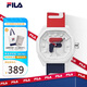 斐樂（FILA）手表女中性老爹風(fēng)格潮流撞色運(yùn)動防水石英腕表學(xué)生手表 6105-002