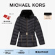 MICHAEL KORS邁克高仕 MK  女士中長款收腰羽絨服 黑色 001 XS