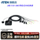 ATEN 宏正 KVM切換器二進(jìn)一出hdmi線(xiàn)多電腦 vga線(xiàn)纜 2口usb延長(cháng)線(xiàn)鍵鼠共享器 CS22H