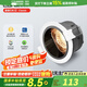 西頓照明（CDN）【全國補(bǔ)】led筒燈嵌入式75mm孔防眩吊頂用無主燈客廳過道天花燈 【RA97全光譜】9w防眩黑 4000K