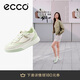 愛步（ECCO）夏季潮流拼色厚底休閑板鞋 街頭球鞋女鞋272803 綠色37