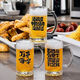 柏尼森網(wǎng)紅扎啤杯500ml玻璃帶把啤大容量燒烤店專用酒杯帶字商用 金鉆花底500ml-扎啤杯 純透明杯子無文案