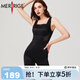 MERRIGE美人計(jì)塑身衣褲女士秋冬款收腹產(chǎn)后束腰連體衣 優(yōu)雅雅黑 M (建議體重40KG_50KG)