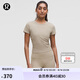 lululemon丨All It Takes 女士運(yùn)動(dòng) T恤 *羅紋Nulu? LW3GV0S 橡木棕 S /6