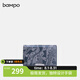 半坡飾族（bampo）短款錢包復(fù)古氣質(zhì)折疊真皮短錢夾生日禮物思香原創(chuàng)頭層牛皮線下款藍色