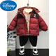 哈羅小黃鴨HAL.DUCK兒童羽絨棉服男童女童冬季加厚0-16歲小學(xué)生保暖棉襖外套3歲2歲1 紅色 110