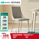 林氏家居餐廳家用現(xiàn)代簡約餐椅靠背椅書桌用【灰白色】LS808S4-A餐椅2張