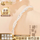 中國黃金（CHINA GOLD）925銀手鏈珍珠碎銀子手串小眾輕奢首飾七夕情人節(jié)生日禮物送老婆 珍珠碎銀子手鏈【品牌禮盒】