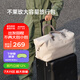 不萊玫大容量旅行包女健身包出差行李包男輕便 灰色 20L