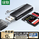綠聯(lián) 讀卡器多功能二合一USB2.0/3.0高速讀取 支持TF/SD型相機(jī)行車記錄儀監(jiān)控?cái)z像頭內(nèi)存卡手機(jī)存儲卡 USB2.0【SD/TF雙卡單讀】