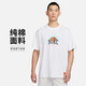 耐克(NIKE)春夏男短袖圓領(lǐng)T恤 運動(dòng)休閑 修身顯瘦 HF6156-100 白XXL