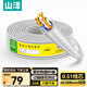 山澤六類千兆網(wǎng)線【0.51±0.008mm純銅線芯】CAT6類非屏蔽雙絞線 工程家裝網(wǎng)絡(luò)POE監(jiān)控布線25米 BH6025