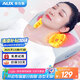 奧克斯（AUX）頸椎按摩器按摩枕Z99灰（升級(jí)款禮盒裝）腰部頸部肩頸背按摩儀 熱敷按摩靠枕  生日 禮物