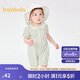巴拉巴拉寶寶包屁衣女童爬服夏裝精致清新萌200224120009
