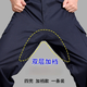 西牧威工作褲男工作服男寬松耐磨工裝褲男秋冬季汽修耐臟長(cháng)褲工廠(chǎng)車(chē)間勞 藏藍【升級加襠】一條裝 2XL 175【130-145斤】