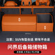 立木泰適用于華為問(wèn)界M5/M7/M9/M8后備箱儲物箱車(chē)載置物收納盒擺放用品 問(wèn)界赤茶橘大號1個(gè)+小號1個(gè)