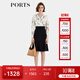 PORTS寶姿女裝春季新款時(shí)尚氣質(zhì)長(zhǎng)袖連衣裙ALN9D066JWP052 奶白色印花 XS (2)
