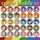 營地伙伴周邊學(xué)員75MM拉絲銀蔥吧唧 - Camp Buddy周邊徽章 Yoichi營地款