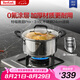 特福（Tefal）湯鍋不銹鋼鍋加厚燉鍋湯鍋燃氣灶電磁爐通用大容量燉煮鍋 24cm