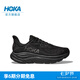 HOKA ONE ONE新款夏季女鞋克利夫頓 10跑步鞋CLIFTON 10輕量緩震 黑色/黑色 38