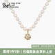 She's茜子時(shí)尚優(yōu)雅工藝珍珠短款項(xiàng)鏈頸鏈輕奢高級感鎖骨鏈七夕節(jié)禮物 項(xiàng)鏈6mmSPP8719277