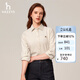 哈吉斯（HAZZYS）女裝燈芯絨襯衫ASCSK1BDX03 乳白色I(xiàn)V 165/88A40