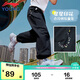 李寧（LI-NING）童裝兒童運(yùn)動(dòng)褲子男女小大童輕薄棉感防蚊束腳衛(wèi)褲170YKLV247-1