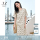 玖姿·安娜蔻溫柔氣質(zhì)重工刺繡鏤空寬松連衣裙女2025夏季新款 花淺米 M