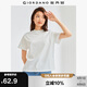佐丹奴T恤女純棉親膚氣質小衫女舒適寬松小高領t恤女短袖05322396